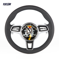 Volant en cuir noir multifonction en promotion pour Porsche Panamera Cayenne Macan 718 911 Boxster Cayman