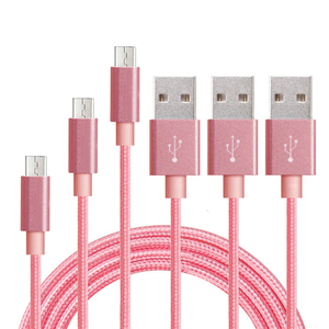 USB 2,<span class=keywords><strong>0</strong></span> A macho A Micro <span class=keywords><strong>B</strong></span> Cable de Micro USB Cable OEM fábrica 1m 2m 3m de Nylon trenzado de Cable Micro USB - Product Image 2