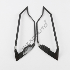 ABS Cover <b>Head</b> Lamp Front Light Matte Black Carbon <b>Style</b> for DMAX - Product Image 6