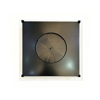 Grille d'aération murale de retour d'air, type nid d'abeille, diffuseur carré en aluminium détachable