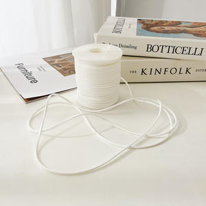 Deerskin pita beludru kulit sapi, buket bunga segar bahan DIY untuk dekorasi kotak hadiah tali tipis Suede buatan tangan untuk Natal - Product Image 6