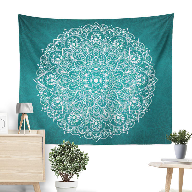 Настенный Гобелен из 100% полиэстера с 3D Цифровым принтом индийской мандалы