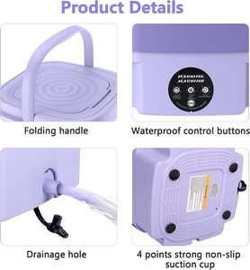 8L Capacity Portable Folding <b>Washing</b> <b>Machine</b> With 3 Modes Deep Cleaning for Underwear Portable <b>Washing</b> <b>Machine</b> Folding 8L <b>Mini</b> W - Product Image 6
