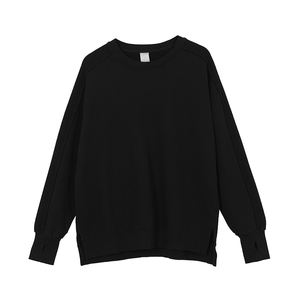 Streetwear surdimensionné pull à col rond manches Ninja lourdes gants sans doigts Hip Hop pull ample manteau à capuche Streetwear - Product Image 2