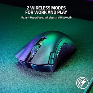 Nuevo <span class=keywords><strong>Razer</strong></span> <span class=keywords><strong>DeathAdder</strong></span> <span class=keywords><strong>V2</strong></span> X HyperSpeed Inalámbrico Ultrarrápido, 235 Horas de Duración de Batería, 7 Botones Programables, Sensor Óptico 5G de 14K DPI - Product Image 5