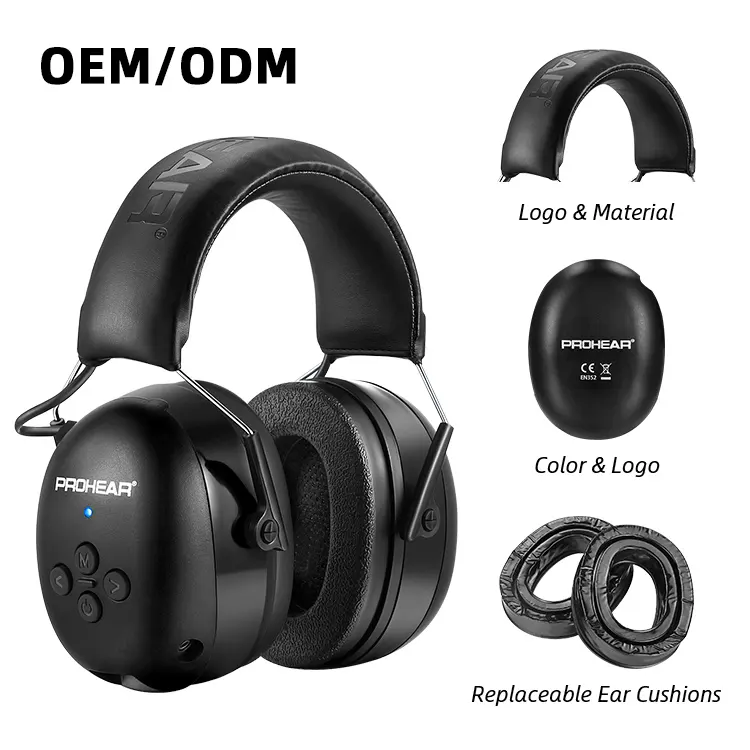 Điện tử tiếng ồn hủy bỏ Bluetooth điện bịt tai săn bắn chụp bảo vệ earmuff