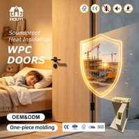 Puerta Interior de Núcleo Hueco Impermeable para Proyectos Hoteleros, Puerta WPC Directa de Fábrica, Venta al Por Mayor Personalizada