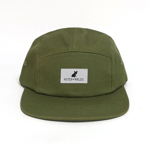 Biểu Tượng Tùy Chỉnh Dệt Nhãn Thoáng Khí Ngoài Trời Bông <span class=keywords><strong>Cap</strong></span> Nhựa Đuôi Khóa Khóa Phẳng Mũ Mũ Trại - Product Image 3