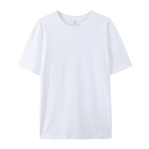 Promotional T-shirt Cotton Round Collar Print Custom Logo Black T Shirt for Man