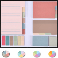 Juego de notas adhesivas de diseño personalizado, Bloc de notas Logotipo personalizado Impreso Sticky Note Book Mark Kit Pack para tomar notas Suministros Regalo