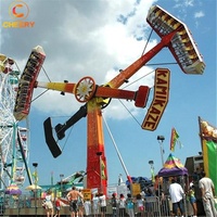 Atracción Kamikaze Bola Giratoria de 360 Grados, Doble Brazo, Ranger Meteor Hammer Sky Flyer, Atracciones de Parque en Venta