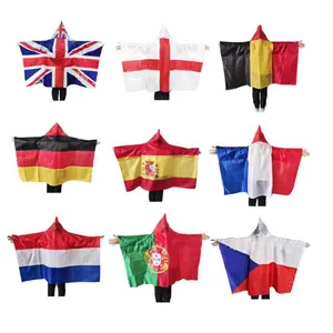 Euro 2024 Schlussverkauf Fußball England Deutschland Schottland Bundesland hängende Schnur Autofenster Hand-Wellen Karosserie-Flagge