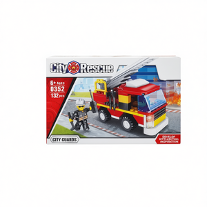 Camión de Bomberos de Rescate Urbano, Juego de Construcción de 132 Piezas para Niños de 6+ Años, Tema Guardias Urbanos - Product Image 2