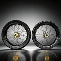 Jantes en alliage haute résistance 7116-T6 à rayons droits, roues Supermoto pour accessoires de vélo électrique Surron Light Bee X LBX