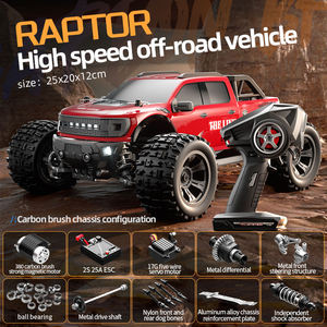 Coche de Control Remoto a Escala 1:18, Grado Adulto, Tracción en las Cuatro Ruedas, Alta Velocidad, Derrape, Todoterreno, Escalada, <span class=keywords><strong>Monster</strong></span> <span class=keywords><strong>Truck</strong></span> - Product Image 1