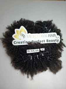 ผมต่อจากคน100% สไตล์แคมโบเดียนผมจริงแบบคู่สีดำหยิกเป็นลอนแบบแอฟโฟร - Product Image 2