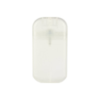Flacon pulvérisateur de voyage en plastique PP noir mat de 30 ml, vide, pour crème pour le visage, lotion, brume fine, bouchon à vis