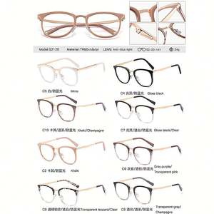 Gafas de Metal Unisex Vintage de Moda 2019, Monturas de Gafas, Gafas Ópticas Ovaladas para Mujer - Product Image 3