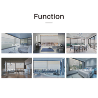 Stores à enroulement motorisés pour maison intelligente, protection UV, fonctionnement bidirectionnel, tissu occultant anti-soleil pour balcon, véranda, patio