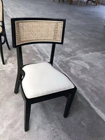 Chaise de salle à manger en bois massif, design banquet, empilable, pour extérieur, hôtel, parc, mariage, événement, restaurant, location