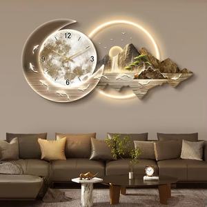 Venta Directa de Fábrica, Arte Decorativo para Paisajes, Impresión UV para el Hogar, Pintura Acrílica de Luna Personalizada, Luces LED de Pared - Product Image 5