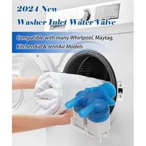 Válvula de entrada para lavadora W11688995, tipo diafragma, 120V, agua fría, para modelos Whirlpool Mattel - Product Image 2