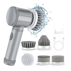 <b>Electric</b> pot scrubber for home kitchen use, non-stick oil brush, dishwashing brush, descaling and oil cleaning brush. - Product Image 1