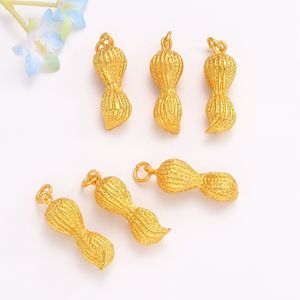 yitongsy Método Antiguo para Preservar el Color Dorado, Lo Bueno Viene Uno Después del Otro, Colgante de Cacahuete Sólido, Accesorios DIY - Product Image 1
