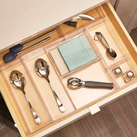 Organisateur de tiroir de maquillage en acrylique, boîte de rangement pour cosmétique, salle de bain, cuisine, bureau