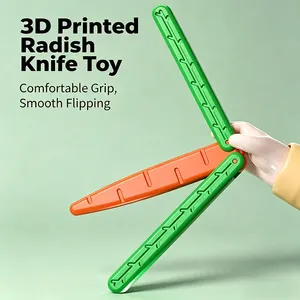 Juguete Antiestrés de Látex Impreso en 3D, Cuchillo de Repollo, Estilo Mariposa, Descompresión por Gravedad, Alivio del Estrés, Cuchillo de Zanahoria, Niños, Vietnam - Product Image 1