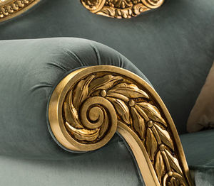 Combinación de sofá de tela Europea sala de estar sofá tallado en madera maciza muebles de palacio francés casa personalizada - Product Image 4