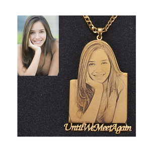Collier <span class=keywords><strong>Photo</strong></span> Personnalisé pour Femmes et Hommes avec Nom et <span class=keywords><strong>Photo</strong></span>, Bijou Créatif - Product Image 1