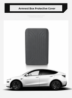 Compatible avec la boîte d'accoudoir Tesla Model Y/YL 2025 relookée, housse de protection, accessoire intérieur anti-rayures