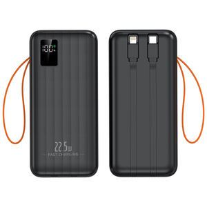 Banque d'alimentation portable à charge rapide avec câble affichant une capacité de <span class=keywords><strong>30</strong></span>,<span class=keywords><strong>000</strong></span> mAh et une sortie de 22.5W adaptée à une utilisation en extérieur - Product Image 4