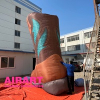 Modèle de chaussures gonflables géantes / Bottes en cuir gonflables géantes réalistes pour la promotion