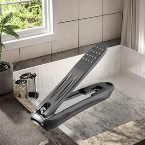 Cortaúñas Profesional de Acero Inoxidable Curvo de Alta Calidad, Color Dorado y Negro, Herramienta de Manicura a Prueba de Salpicaduras para Adultos - Product Image 3