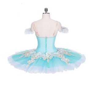 Ragazze blu professionale classico orientale Tutu Le Corsaire variazione corpo ballerino personalizzato uccello blu 12 strati di balletto Tutu - Product Image 3