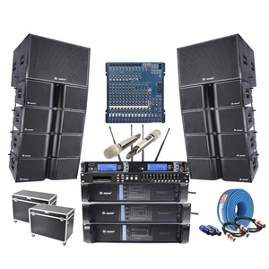 Outdoor Stage Metal Professional Power <b>Amplifier</b> Concert <b>Speaker</b> 800W RMS Surround Sound System - Product Image 1