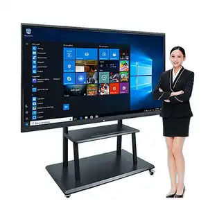 Vendita calda fabbrica personalizzata 55 65 75 86 pollici ultra 4K HD touch screen di proiezione lavagna digitale lavagna interattiva
