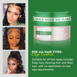 Pomada de cera para el cabello <span class=keywords><strong>Karseell</strong></span>, orgánica, natural, duradera y no aceitosa, con control de bordes - Product Image 4