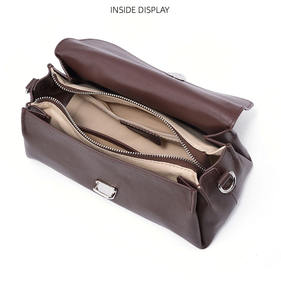 Custom High Quality Genuine Leather Ladies Handbags Classic Fashion <b>Crossbody</b> <b>Bag</b> Design Shoulder <b>Bags</b> <b>for</b> Women - Product Image 4