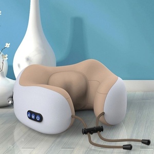 Almohada Masajeadora Eléctrica Inalámbrica para Cuello en Forma de U, Masajeador Portátil Multifuncional para Hombros, para Uso en Exteriores, Hogar, Auto y Viajes, Masajeador Relajante - Product Image 5