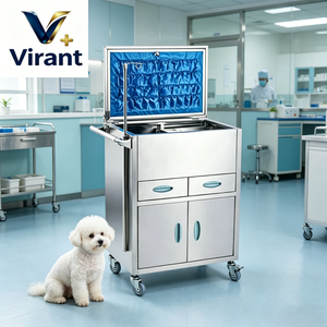 VIRANT MEDICA VM-T Organisateur de médicaments, chariot médical avec couvercle pour utilisation en cas d'urgence, garantie d'un an - Product Image 1