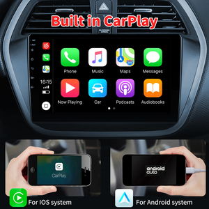 Krando đài phát thanh xe đa phương tiện hệ thống Android cho <span class=keywords><strong>Suzuki</strong></span> <span class=keywords><strong>sx4</strong></span> s-cross 2014 - 2017 chuyển hướng GPS máy nghe nhạc không dây Carplay Wifi - Product Image 3