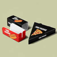 Boîtes personnalisées avec logo pour poulet frit, hot-dogs, tranches de pizza, série de boîtes à emporter jetables pour frites, ailes de poulet et burgers