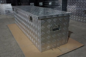 Boîte à outils en <span class=keywords><strong>aluminium</strong></span> robuste <span class=keywords><strong>pour</strong></span> camionnette <span class=keywords><strong>Rangement</strong></span> de lit de <span class=keywords><strong>coffre</strong></span> résistant aux intempéries avec couvercle verrouillable Construction renforcée - Product Image 5