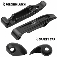 VXM Nouveau vélo pliant en aluminium avec loquet pliant Dahon P10 S20 412, levier de déverrouillage rapide, boucle de sécurité anodisée durable
