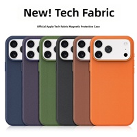 Casing Ponsel iPhone 18 Promax Berbahan Teknologi Kain Magnetik, Pelindung Anti Benturan Apple 17, Casing Pelindung Ganda
