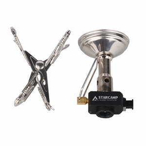 STARCAMP 3300W Réchaud à gaz portable en acier inoxydable pliable Caractéristique de sac à dos pour les pique-niques de voyage fonctionnant au <span class=keywords><strong>propane</strong></span> <span class=keywords><strong>ou</strong></span> au <span class=keywords><strong>butane</strong></span> - Product Image 3