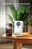 Proyector Inteligente Portátil S30 720P, Mini Cine en Casa 4K con WiFi 6, Android 13, Enfoque Automático y Motor Óptico Totalmente Sellado